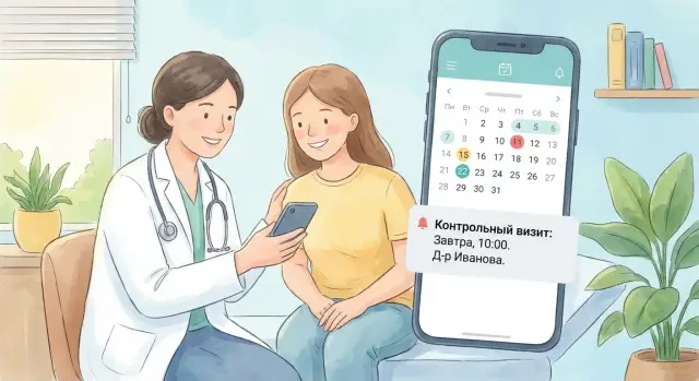 Как создать мобильное приложение для мед. визитов и напоминаний