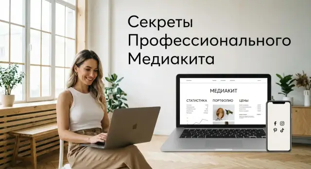 Как сделать сайт инфлюенсера с медиакитом: пошагово