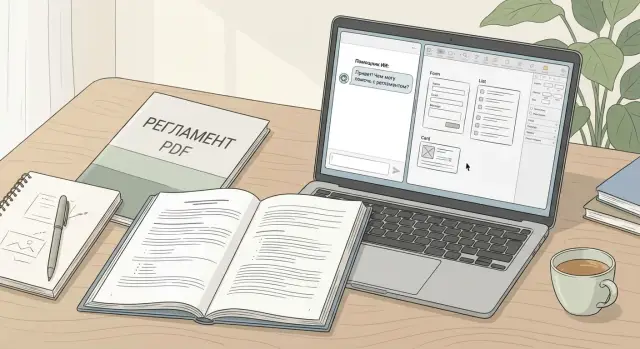 Приложение из регламента: как превратить PDF в экраны процесса