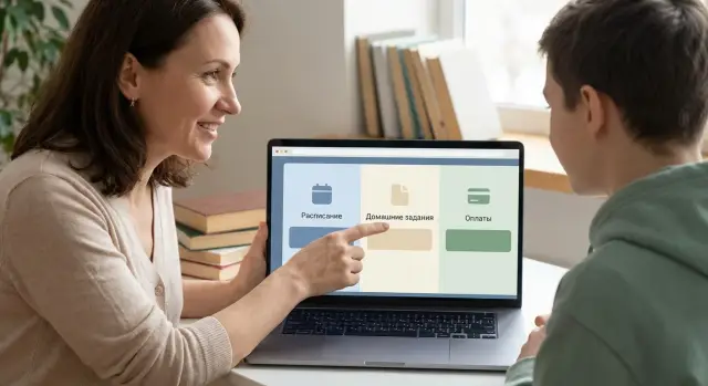 Веб-приложение для репетитора: уроки, домашка и оплаты