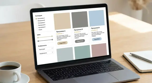 Как создать сайт-справочник по софту для одной отрасли