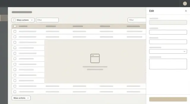 Минимальный набор компонентов админки для быстрых CRUD-экранов