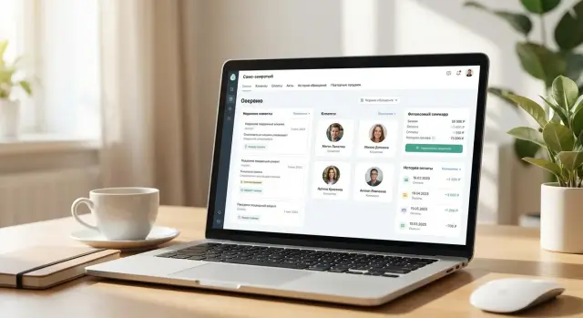 Личный кабинет для самозанятого: заявки, акты и клиенты