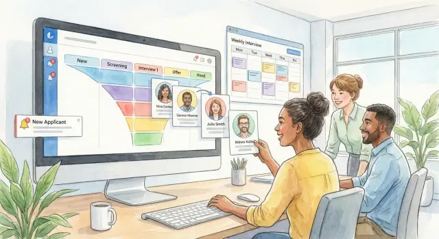 Как создать веб‑приложение для HR: воронка найма и интервью