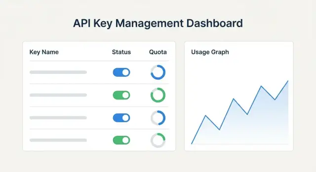 Как создать веб-приложение для API-ключей, квот и аналитики