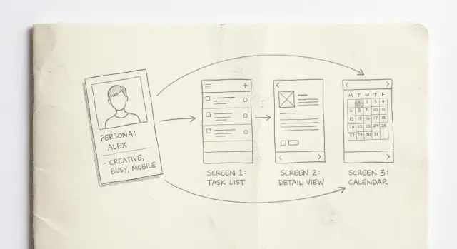 Персона и task flow: как из идеи приложения собрать экраны