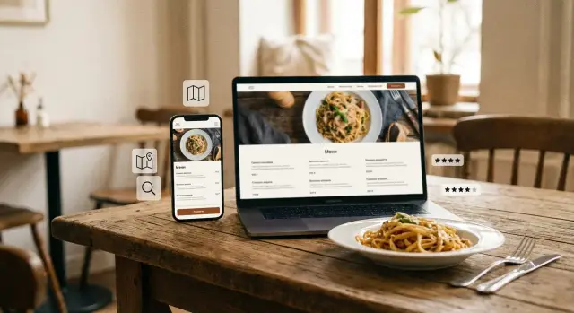 Сайт ресторана, который продаёт: меню, заказ и SEO