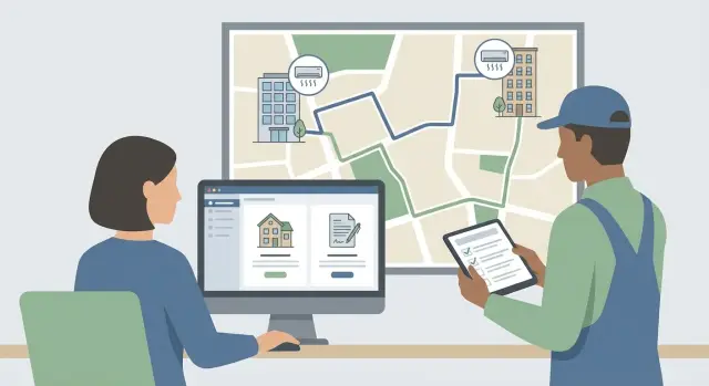 Веб-приложение для обслуживания кондиционеров: договоры и ТО