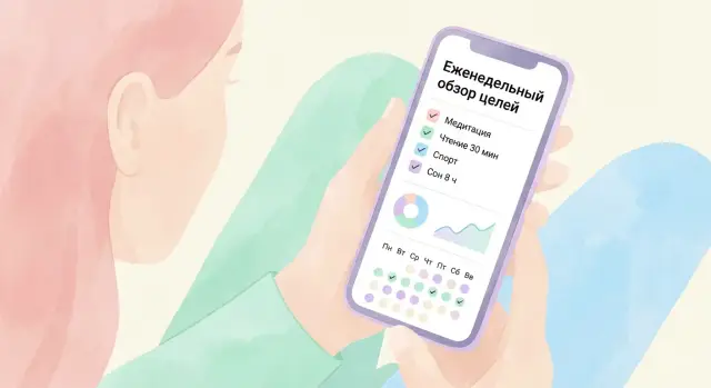 Как создать мобильное приложение для обзора личных целей