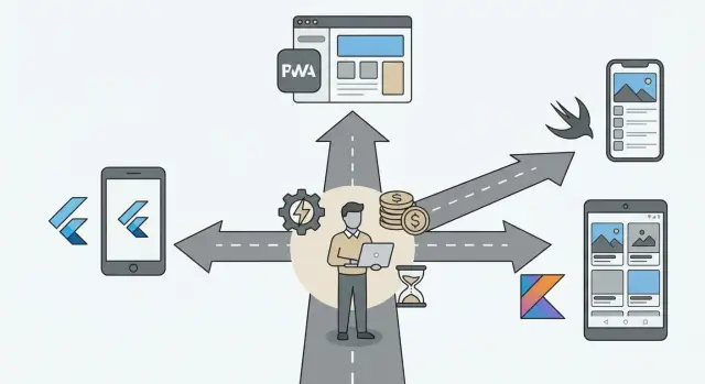 PWA, Flutter или Native (SwiftUI/Compose): как выбрать